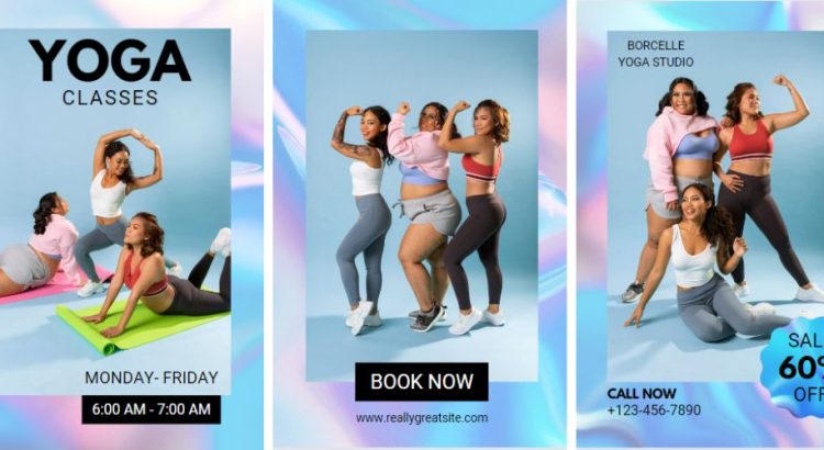 Pinterest Carousel Ads fo Yoga Class